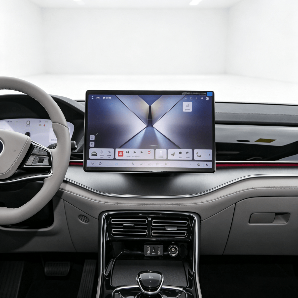 BYD Tang(2023-2025) Matte Anti-Glare Infotainment Screen Protector, Tempered Glass - EV Armor Lab