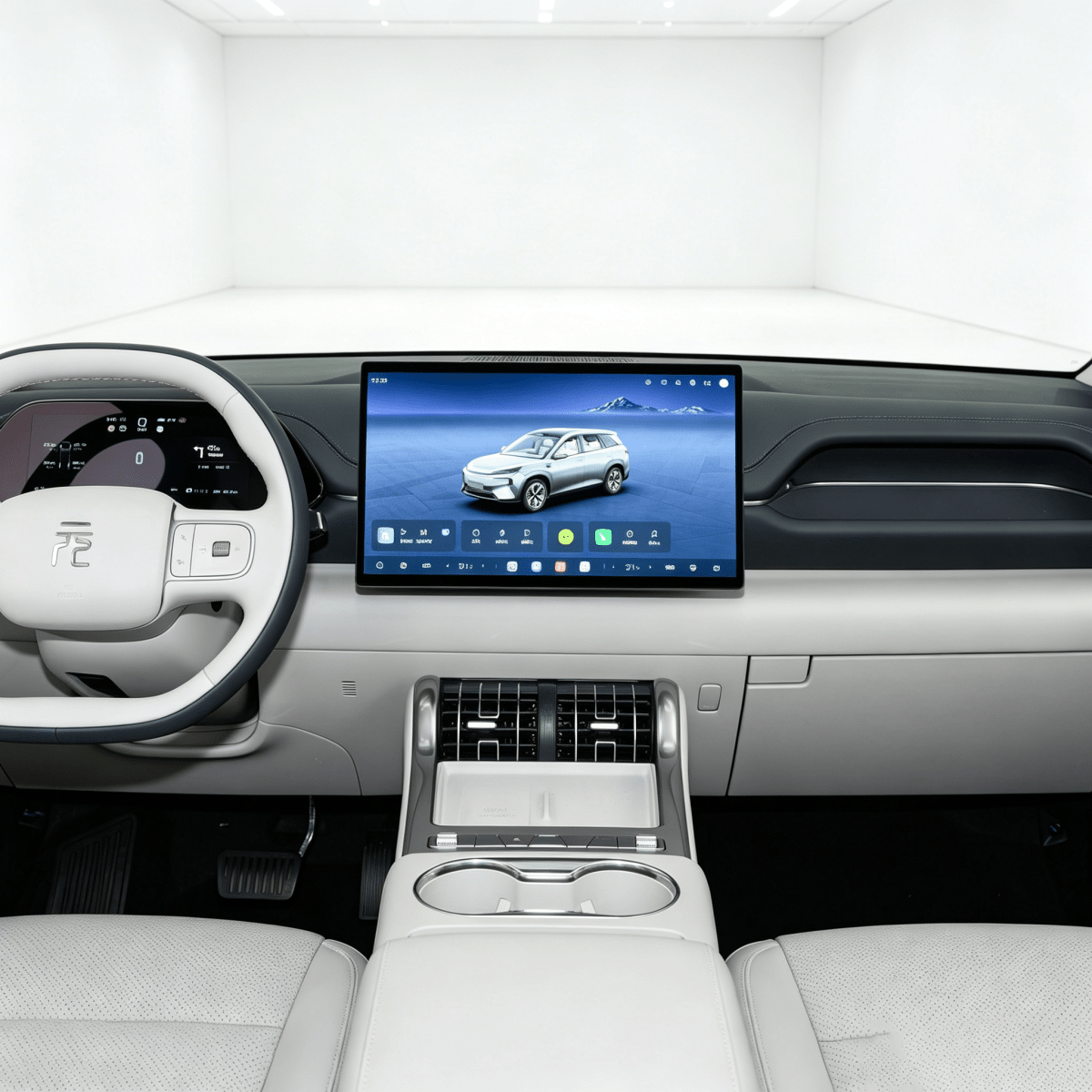 BYD Yuan Plus (2023-2026) Matte Anti-Glare Infotainment Screen Protector, Tempered Glass - EV Armor Lab