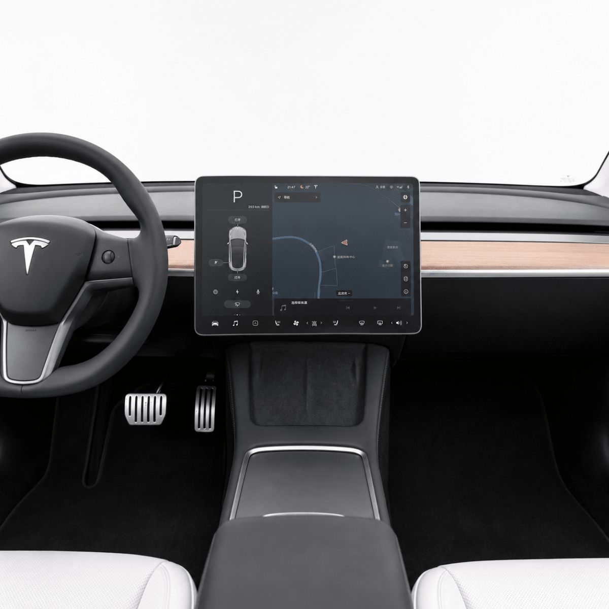 Tesla Model 3（2017-2023） Matte Anti-Glare Screen Protector | Tempered Glass - EV China Parts