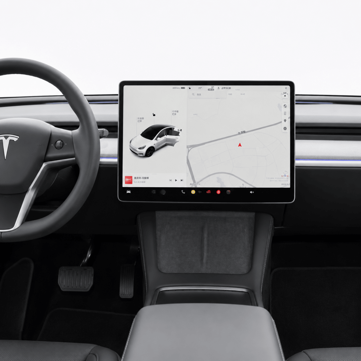 Tesla Model Y（2020-2024） Matte Anti-Glare Screen Protector | Tempered Glass - EV China Parts